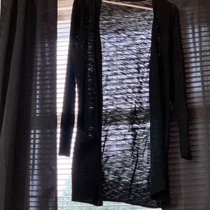 Black cardigan with pockets